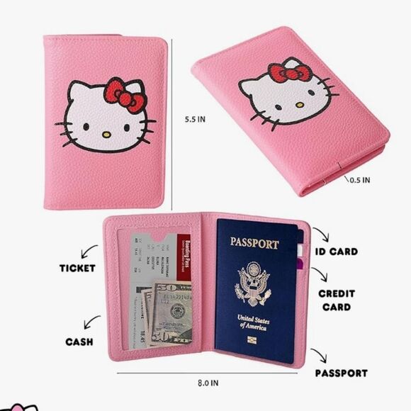 Hello Kitty Passport Wallet - Picture 8 of 12